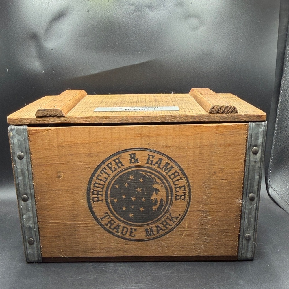 Vtg Proctor & Gamble Soap Wooden Box
